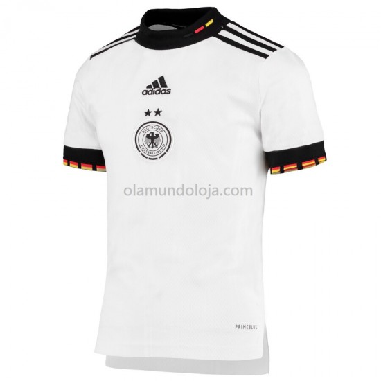 Camisola Alemanha Equipamento Primeiro Copa do Mundo 2022 Manga Corta